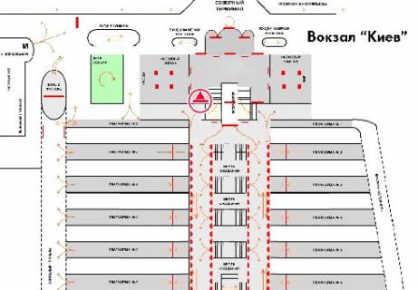 Нестандарт A у Києві Северный терминал схема