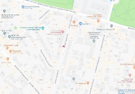 Бэклайт B в Киеве Тарасівська вул., 10а схема