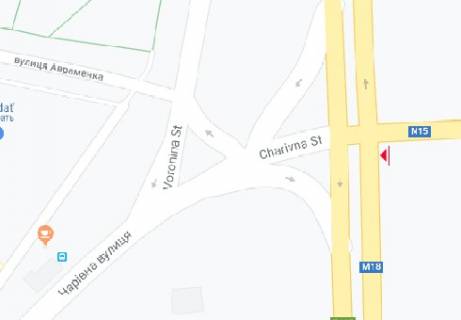 Білборд, Бігборд (Борд)  A у Запоріжжі Чаривна ул. - Донецкое Шоссе - шоссе Харьков-Симферополь схема