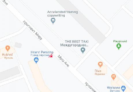 Білборд, Бігборд (Борд)  B у Миколаєві, 3x6  Миру вул., 21 схема