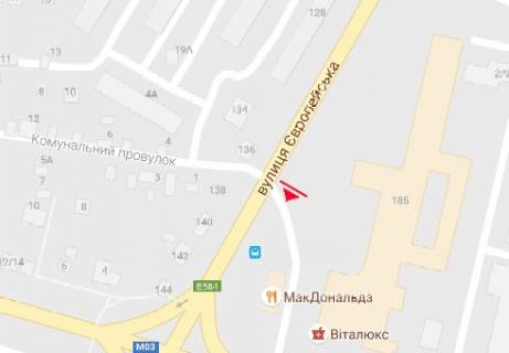 Призматрон, Призма A у Полтаві Полтава Європейська вул., 183 - 13647 схема