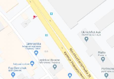 Скролер, Скрол A у Києві, 2.3x3.14  Новокостянтинівська вул., 15 - 478422 схема