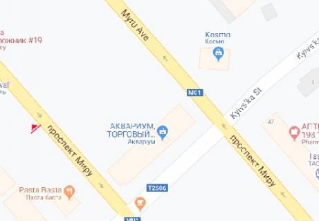 Беклайт A у Чернігові Миру просп., 44 схема