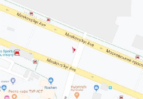 Призма A в Харькове, 3x6  Московский пр. - Петра Григоренка пр. - 301137 схема