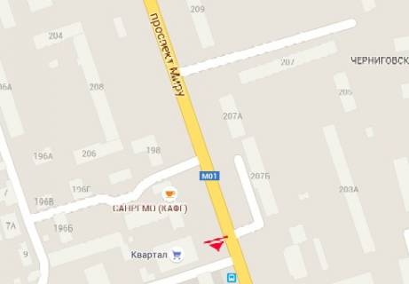 Призматрон, Призма B у Чернігові Мира пр., 194 - 321456 схема