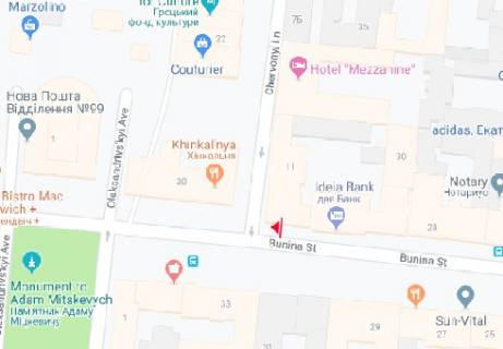 Ситилайт A в Одессе Бунина ул., 30 А схема