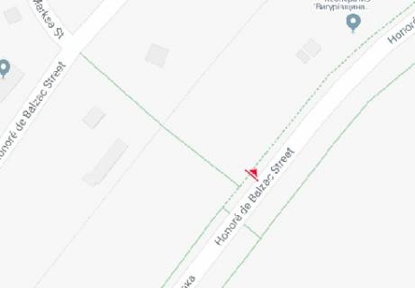 Билборд A в Киеве, 3x6  Оноре де Бальзака вул. схема