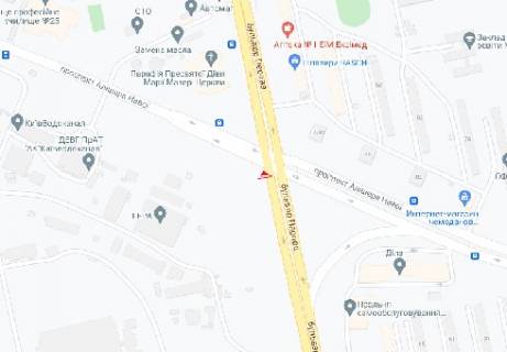 Нестандарт  в Киеве Перова б-р. - Алишера Навои пр. схема