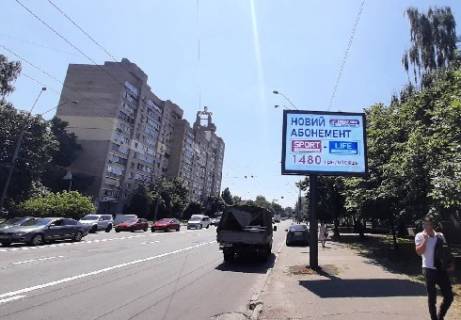 Видеоборд A в Киеве, 2.32x3.14  Довженко Александра ул., 7А - 380851 фото 1