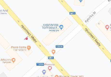 Бэклайт B в Чернигове Миру просп., 44 схема