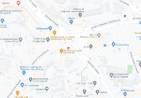 Видеоборд A в Киеве, 3.86x5.12  Науки пр., 10/1, (розширення 640х480) - 410686 схема