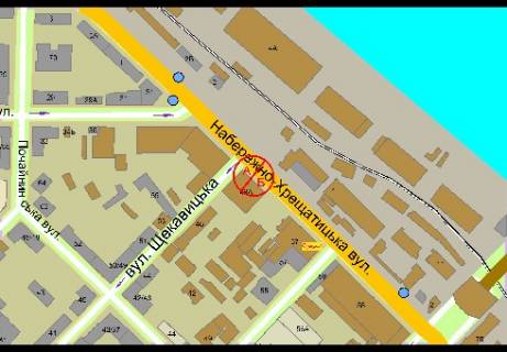 Ситискролл A в Киеве, 1.86x1.27   Набережно-Крещатицкая ул., 49-А схема