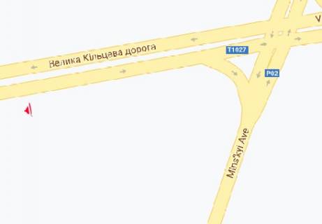 Билборд A в Киеве, 3x6  Велика Окружна дорога схема