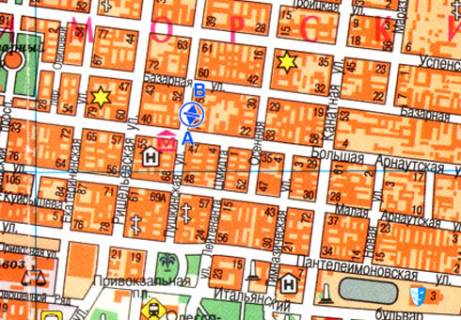 Сiтiлайт A у Одесі Пушкинская ул., 59 А схема