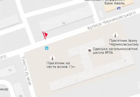 Скроллер A в Одессе Черняховского ул. №24 А5 - 320407 схема