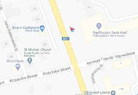 Призматрон, Призма A у Чернігові Мира пр., 141 - 321443 схема