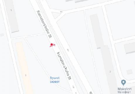 Білборд, Бігборд (Борд)  A у Києві, 3x6  Остафія Дашкевича вул., 3 схема