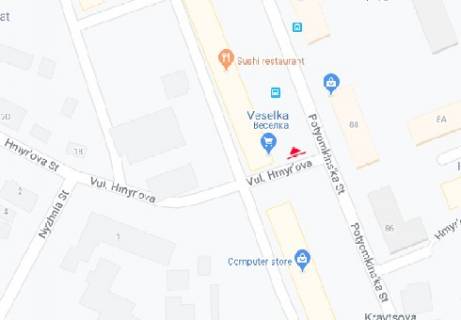 Бэклайт A в Херсоне, 2.3x3.14  Потьомкінськая вул., 101 схема