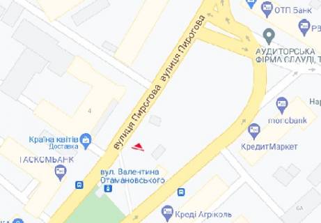 Видеоборд + в Виннице, 2.3x3.14  Пирогова вул., 4 (розширення 480х336) - 480337 схема