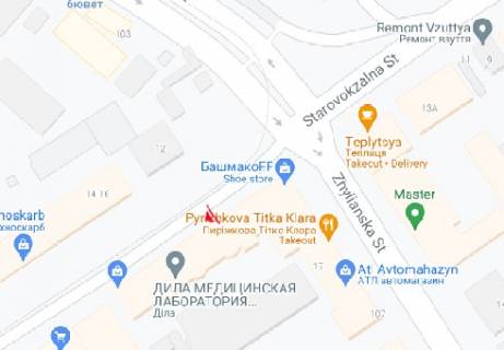 Бэклайт A в Киеве Старовокзальна вул., 17 схема