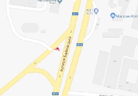 Призма A в Одессе, 3x6  Балківська вул., 56 - 479550 схема