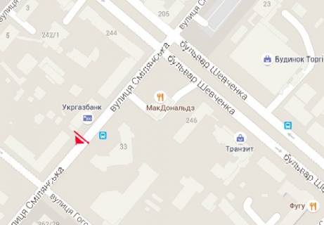 Бэклайт B в Черкассах Смілянська вул., 40 схема