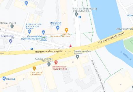 Видеоборд A в Харькове Московский пр. - Харьковская наб., (разрешение 480х336) - 411158 схема