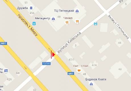 Призма A в Чернигове, 3x4  Мира пр. - Киевская ул. - Щорса ул. - 65728 схема