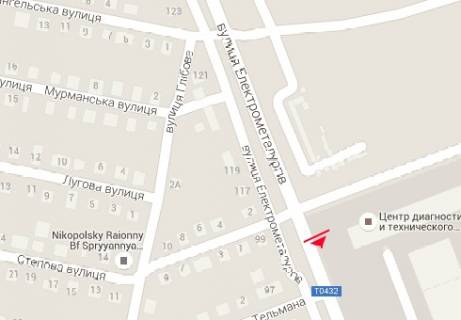 Билборд A в Никополе, 3x6  Електрометалургів пр., 93 схема