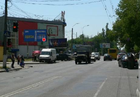 Білборд, Бігборд (Борд)  B у Одесі, 3x6  Ріхтера Святослава вул. (Щорса). - Малішевського вул. (Гастелло) Фото 1