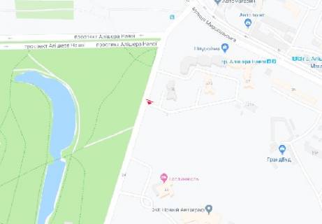 Білборд, Бігборд (Борд)  A у Києві, 3x6  Князя Романа Мстиславича вул., 37 схема