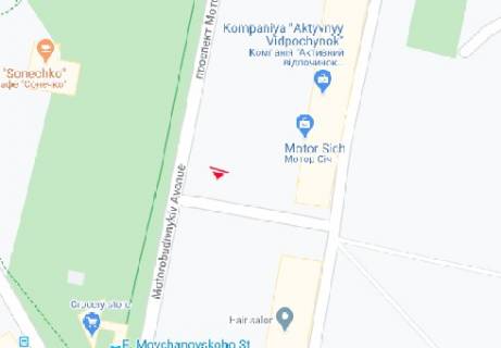 Білборд, Бігборд (Борд)  A у Запоріжжі, 3x6  Моторобудівельників просп., 32 схема