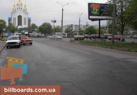 Билборд C в Чернигове, 3x6  Победы пр., 184 (маг. "Сиверский") фото 1
