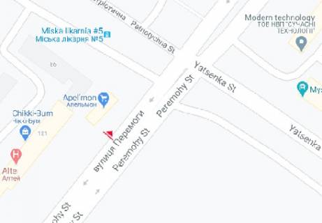 Призма A в Запорожье, 3x6  Перемоги вул., 121 - 480768 схема