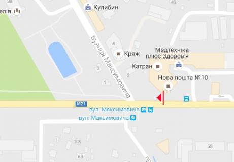 Призматрон, Призма B у Вінниці, 3x6  Хмельницьке шосе ("Аналог") - 480379 схема