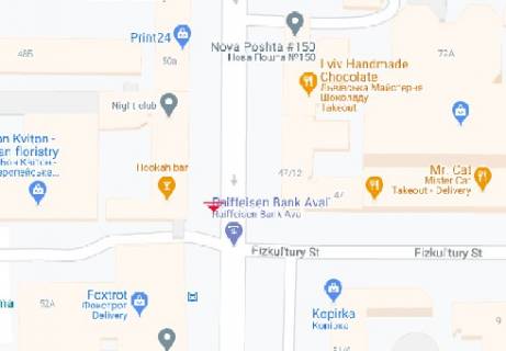 Сітіскролл B у Києві, 1.7x1.2  Антоновича ул., 50 схема