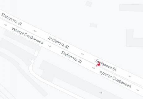 Білборд, Бігборд (Борд)  B у Запоріжжі, 3x6  Стефанова вул., 42 схема