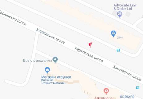 Билборд B в Киеве, 3x6  Харківське шосе, 21/3 схема