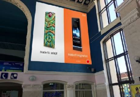 Брендмауер, Брандмауер, Брандмауэр A у Запоріжжі Головний хол центрального залізничного вокзалу Фото 1