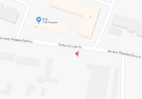 Билборд A в Киеве, 3x6  Федора Ернста вул., 2 схема