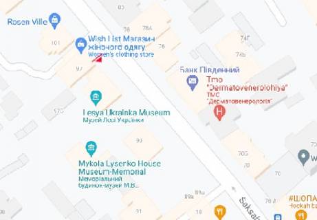 Бэклайт A в Киеве Саксаганського вул., 99 схема