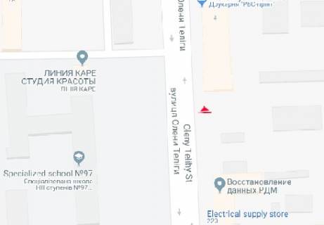Скроллер B в Киеве Телиги ул., 4 - 318592 схема