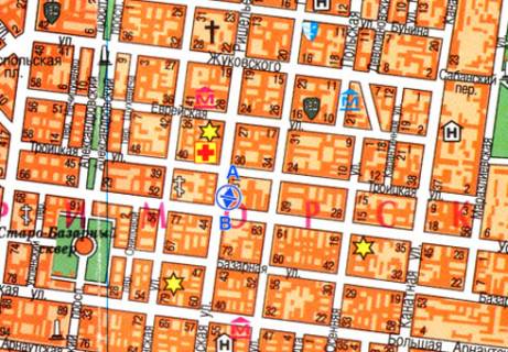 Сiтiлайт B у Одесі Ришельевская, 33 B схема