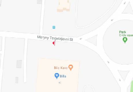 Билборд A в Киеве, 3x6  Олександри Екстер вул., 10/87 схема