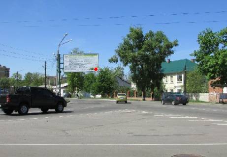 Билборд B в Полтаве, 3x6  Незалежності пл. - Театральна вул. фото 1