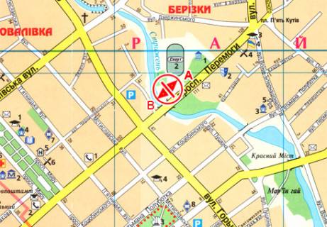 Билборд A в Чернигове, 3x6  Перемоги просп., 110 схема