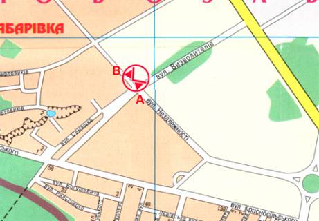 Билборд A в Чернигове, 3x6  Незалежності вул., 32 схема
