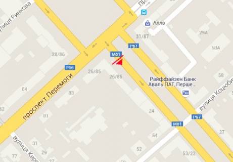 Беклайт B у Чернігові Миру просп., 26/85 схема