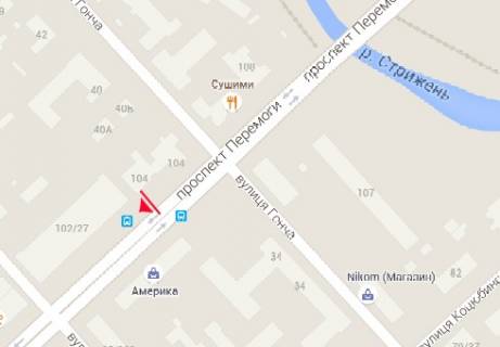 Бэклайт B в Чернигове Перемоги просп., 104 схема