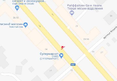 Беклайт A у Чернігові Миру просп., 24 схема